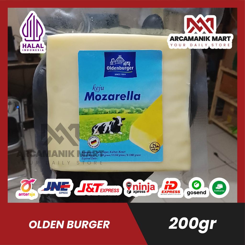 

keju mozzarella oldenburger 200gr