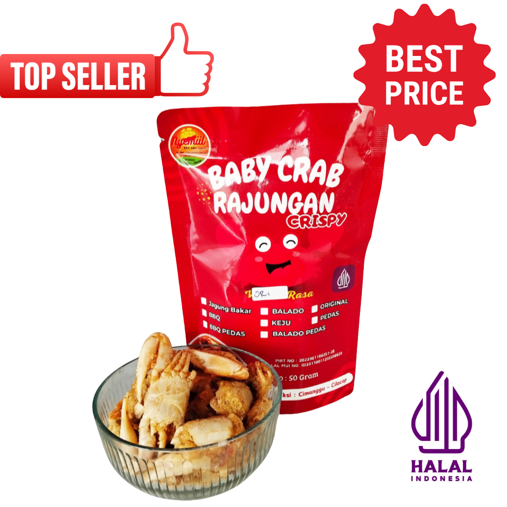 

Baby Crab Rajungan Crispy Pouch Khas Cilacap by Nyemiil