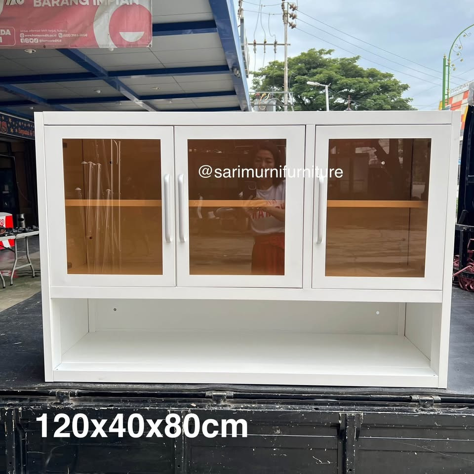 Lemari Gantung Dapur Besi 3p