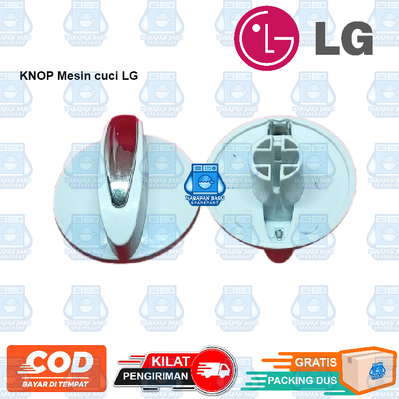 Knop Putaran Timer Mesin Cuci LG | Knop Mesin Cuci LG 2 Tabung