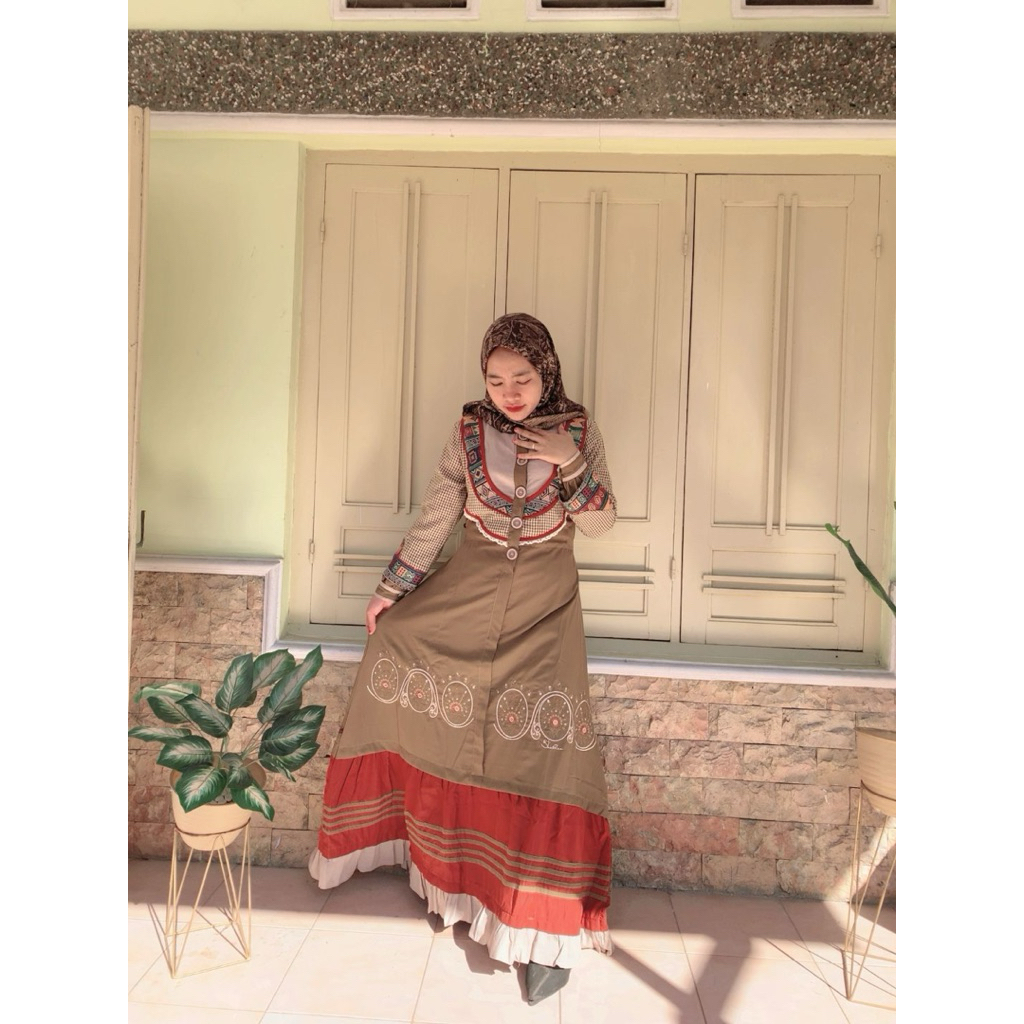 Kode KK Gamis Shabrina etnik