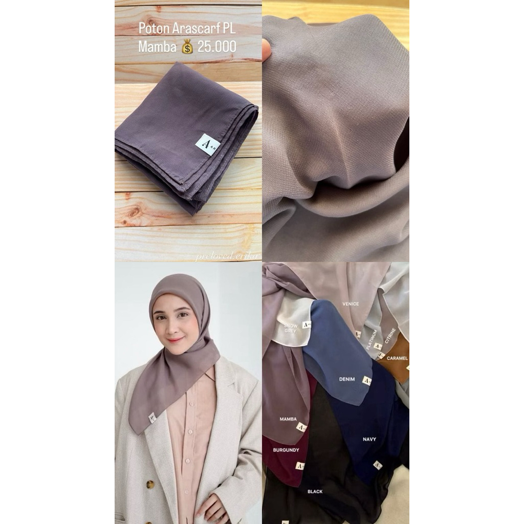 ARASCARF PL / POTON ARASCARF / ARASCARF PL HAZEL / SEGIEMPAT ARASCARF PL