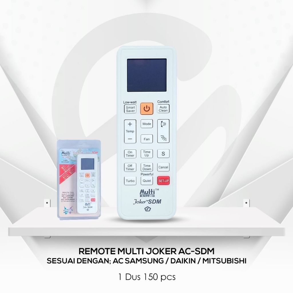 REMOT AC MULTY JOKER (AC-6000-AC-7000) | REMOT AC MULTY JOKER AC-SDM SAMSUNG/DAIKIN/MITSUBISHI | REM