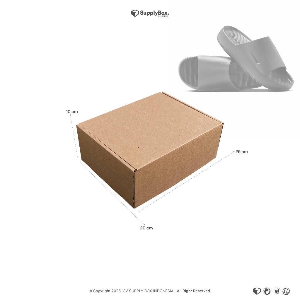 

KARDUS BOX PACKAGING 25 x 20 x 10 CM | Dus Box | Kardus Box | Custombox
