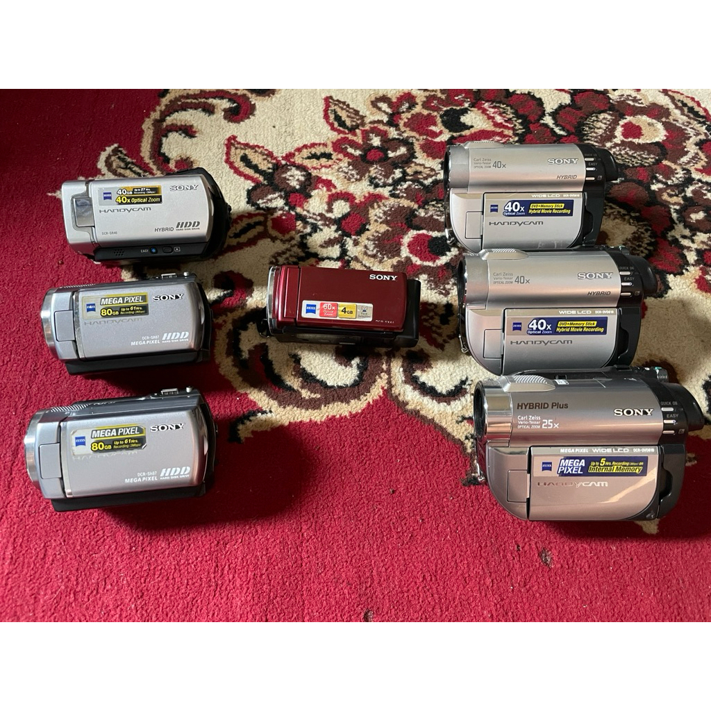Handycam Sony Bekas / Minus (perlu diservice, anggap mati) DCR-SX44 / DCR-SR46 / DCR-SR87E / DVD-610
