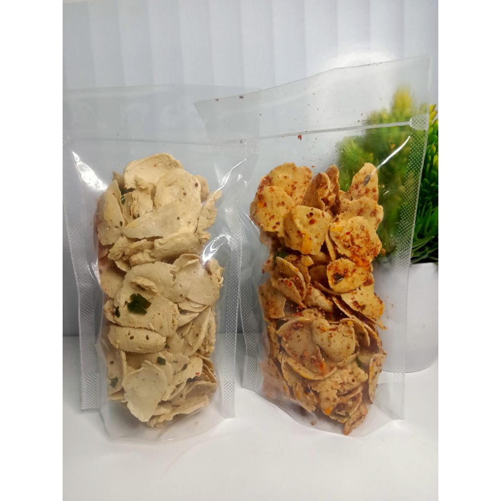 

Keripik basreng original/pedas Daun jeruk SNACK FOOD SNACK