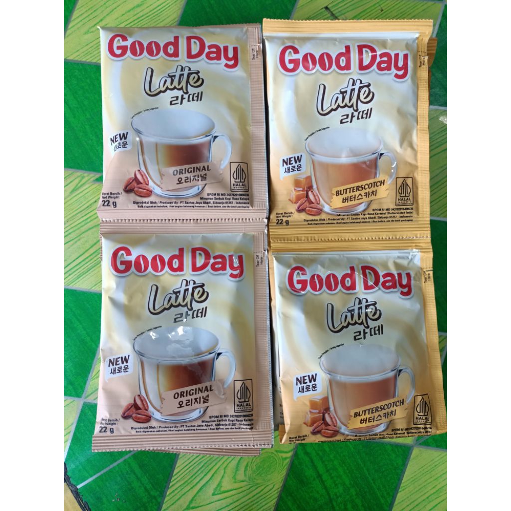 

gooday latte original & butterscot