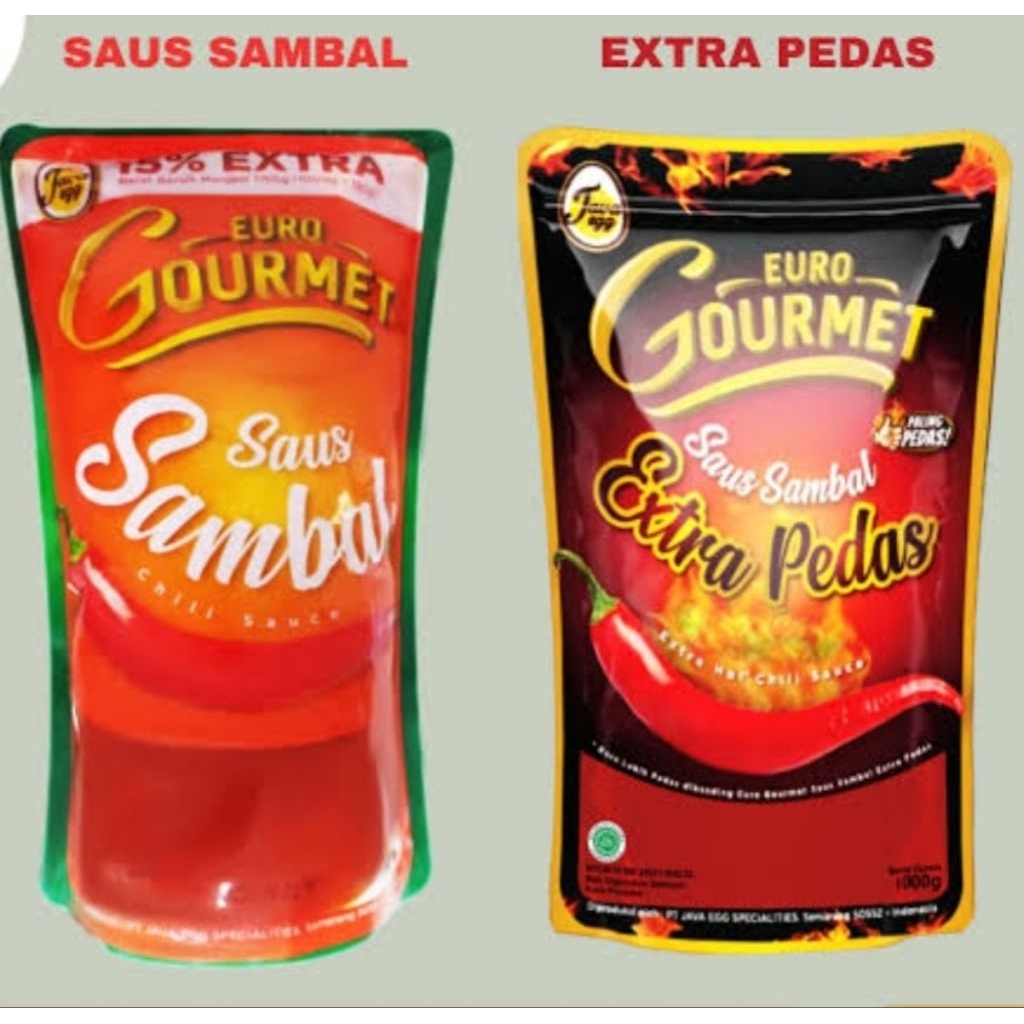 

Euro Gourmet Extra Pedas / Euro Saus Sambal / Euro Saos Tomat