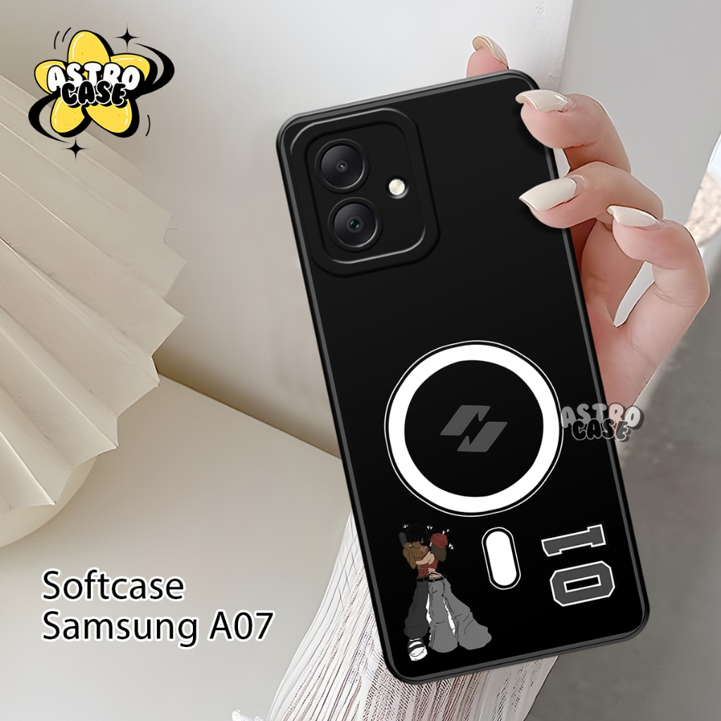 Case Samsung A07 Terbaru 2025 Softcase Premium - Softcase hp Samsung A07 Motif Magsafe Kece - Cassin