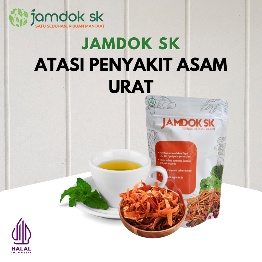 

Obat Asam Urat Herbal – JAMDOK SK Terlaris Original BPOM – Isi 20 Kantong