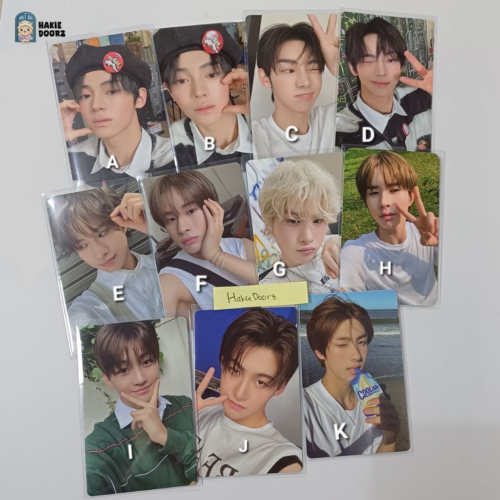 Photocard TWS hanjin jihoon kyungmin youngjae