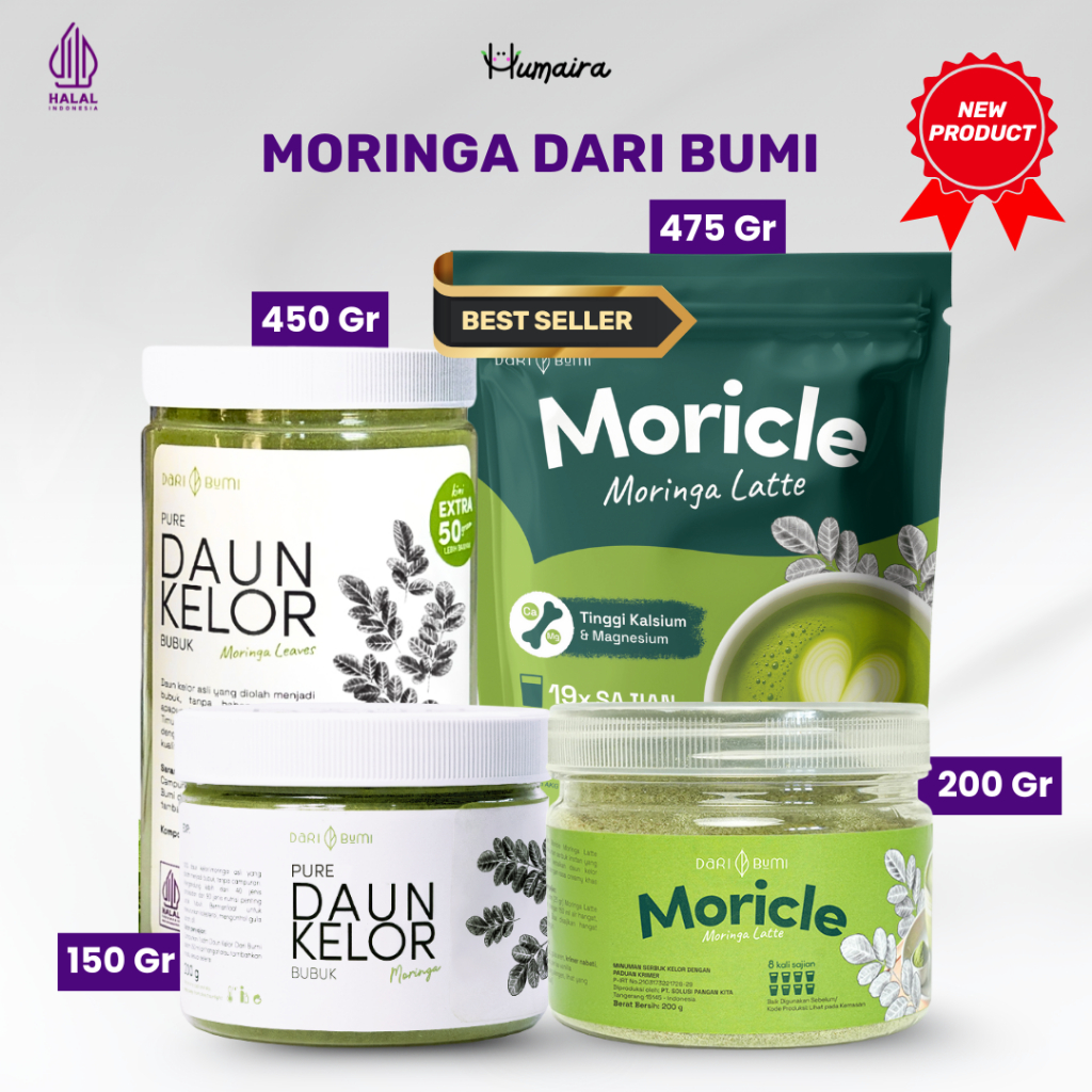 

Bubuk Daun Kelor 450 gr Dari Bumi - Moringa Latte Drink Serbuk