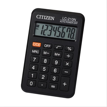 

WTT Kalkulator Saku Citizen LC-210N High Quality SLD-200N Mini 8 Digit Calculator Pocket Kecil 200 N