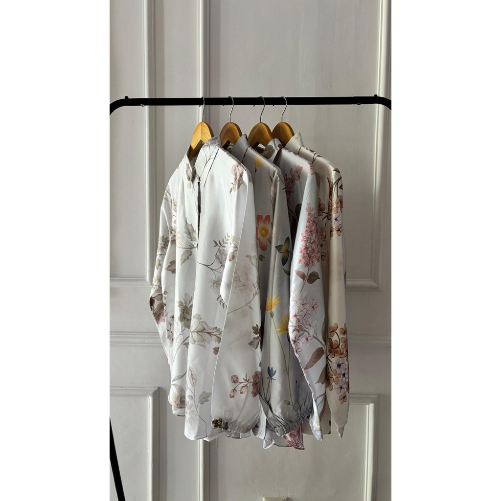 blouse Satin silk premium