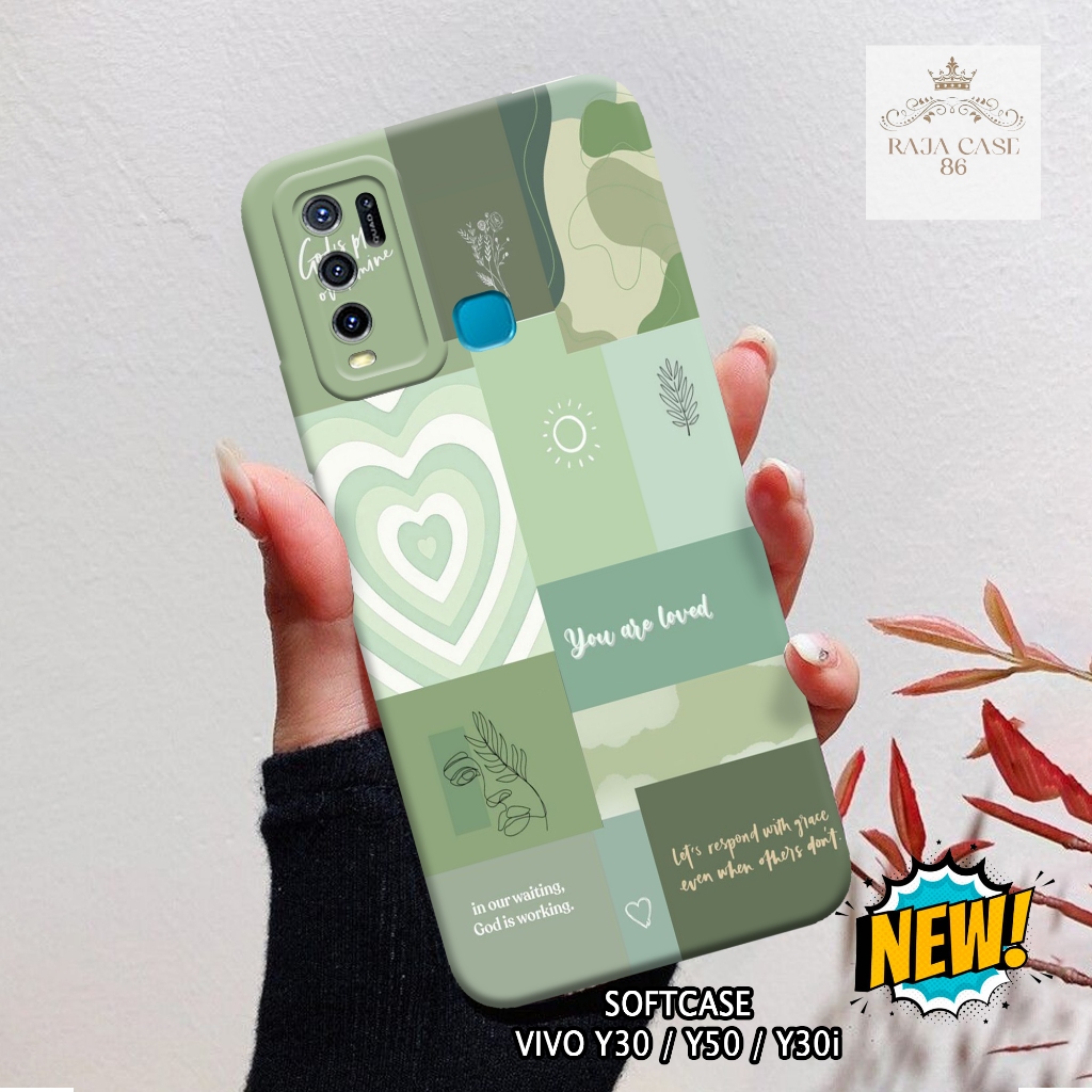 Case Vivo Y30/Y50/Y30i - Rajacase - casing Vivo Y30/Y30i - Motif case Aesthetic - Pelindung handphon