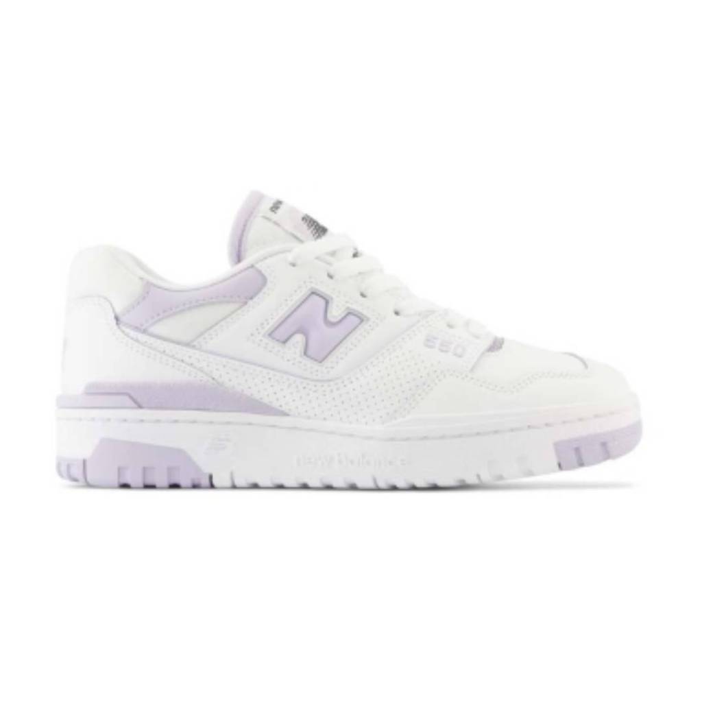 New Balance 550 White Grey Violet Sepatu Wanita ORIGINAL BBW550BV