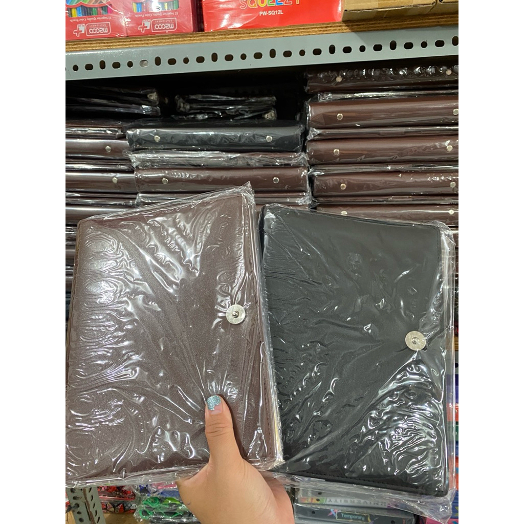 

Map Binder A5 Kulit Hitam / Kulit Coklat Polos