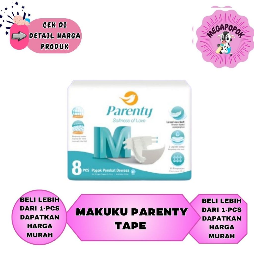 Makuku Parenty Tape M8/L7/XL6/megapopok