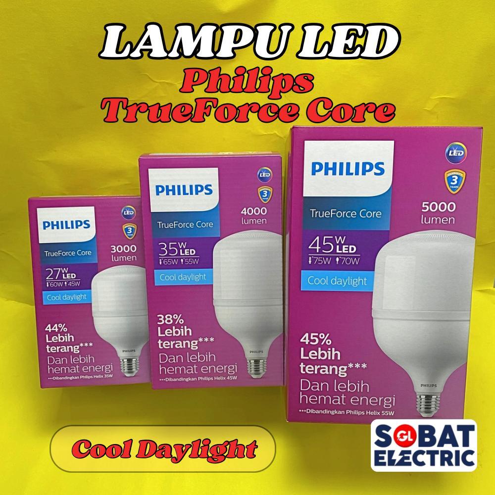 Lampu LED Philips TrueForce Core - LED T Bulb Philips Watt Besar