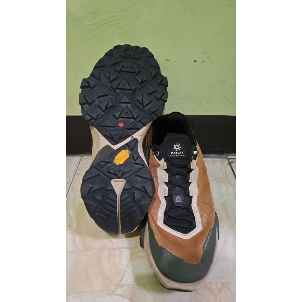 Sepatu hiking Trail KAILAS Fuga Du 2023 Vibram size 42 insole 26 lebih