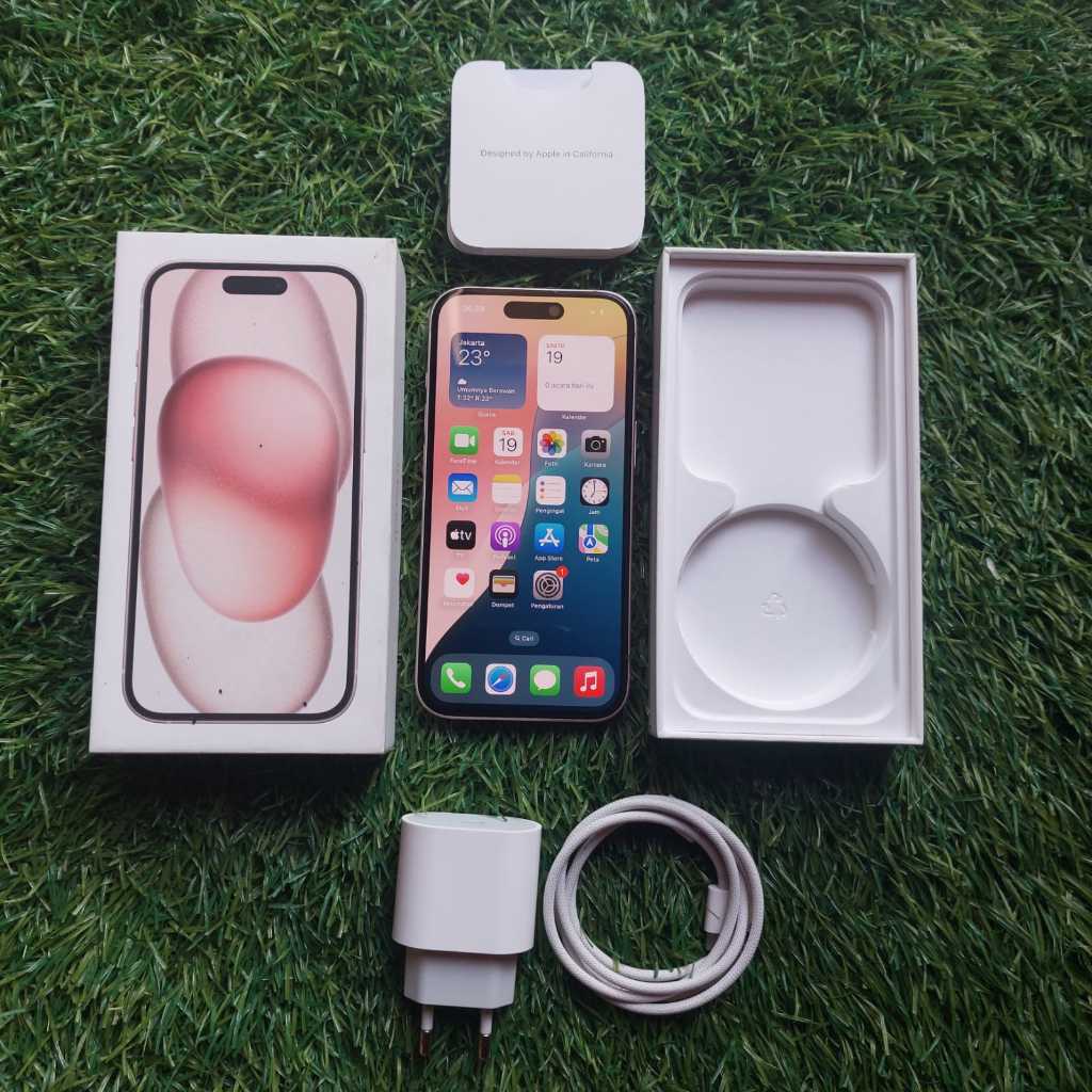 IPHONE 15 IBOX SECOND 128GB SEKEN BEKAS MURAH