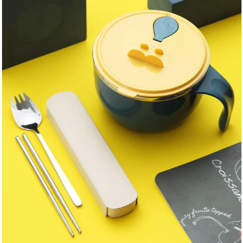 Cangkir Mangkok Stainless 304 YM7115/Instant Noodle Bowl stainless 304