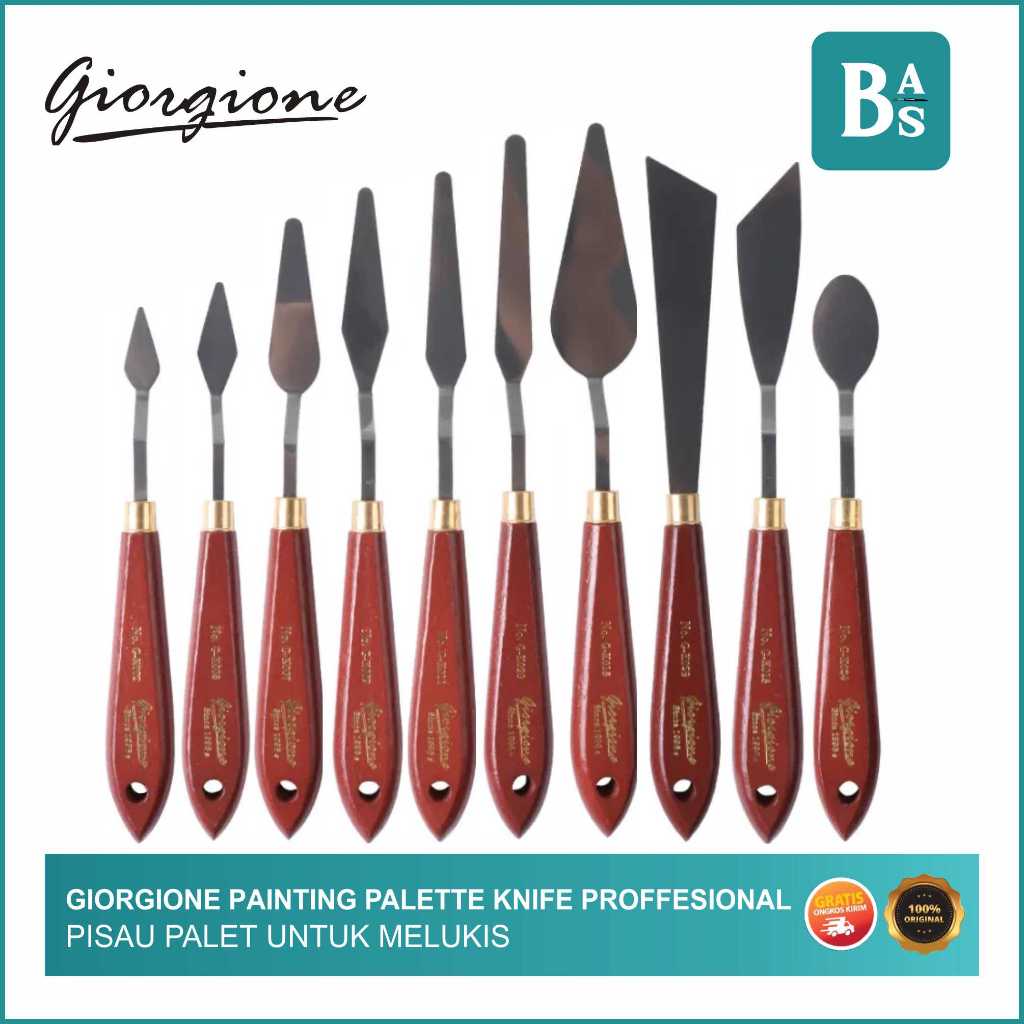 

Giorgione - Painting Palette Knife Proffesional - Pisau Palet - Bali Art Supplies