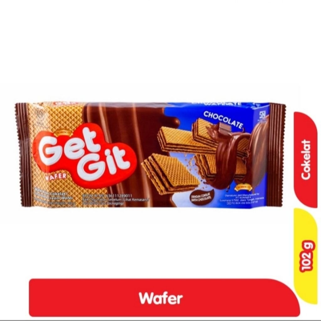 

[Dapat 3] Get Git Wafer Cokelat 102 g