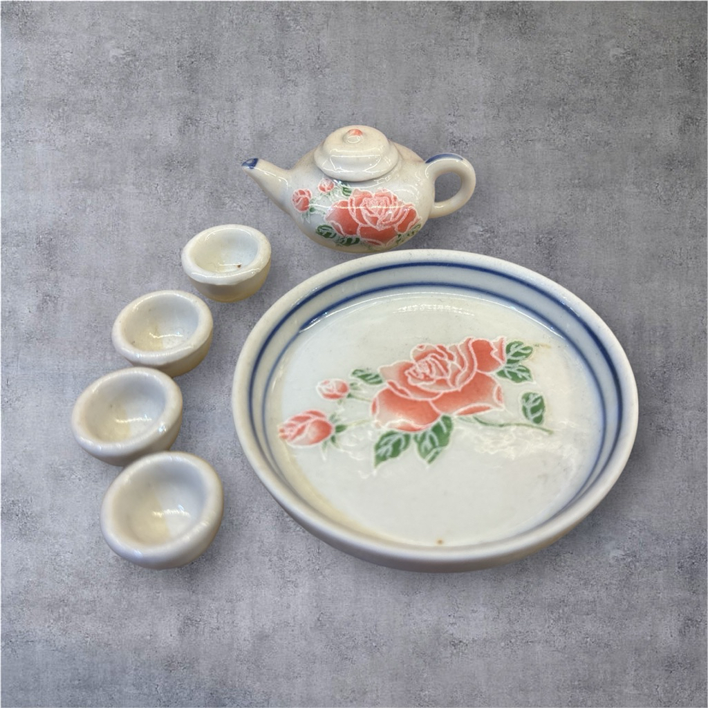 TEA SET MINI / MINIATURE TEA SET / PAJANGAN TEA SET MINI