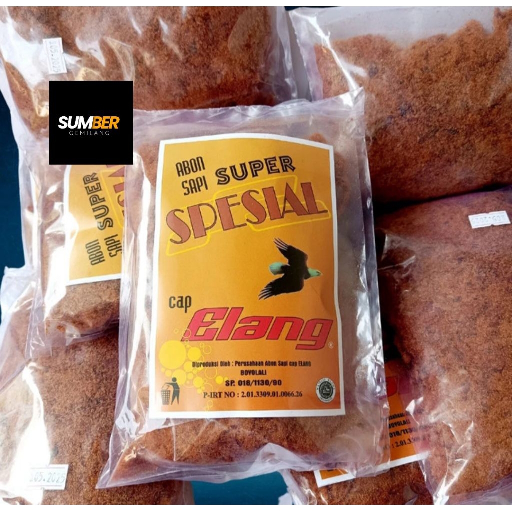 

abon sapi super spesial cap elang 250 gram