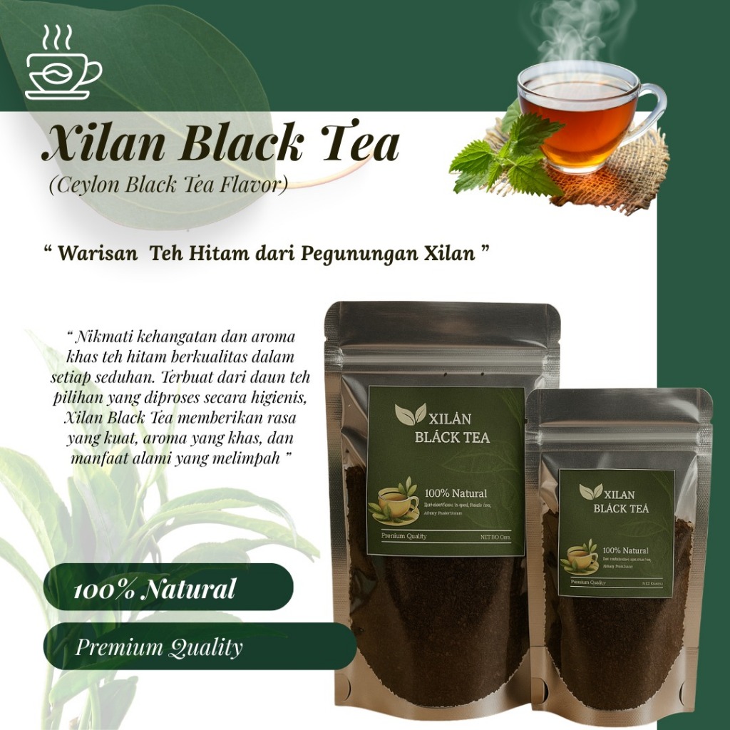 

Xilan Black Tea Daun Teh Hitam Premium 25gr/50gr