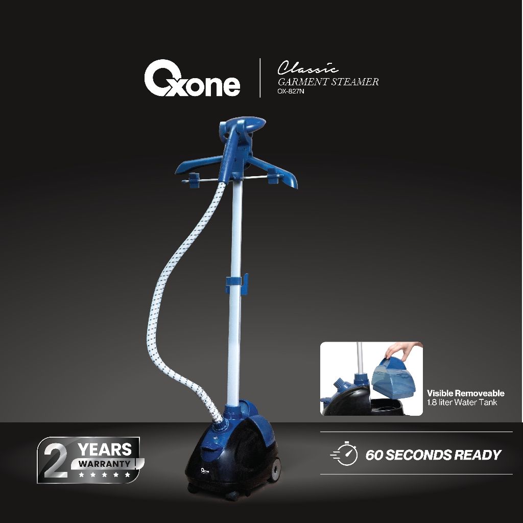Oxone OX827N Classic Garment Steamer kapasitas 1.8 Liter
