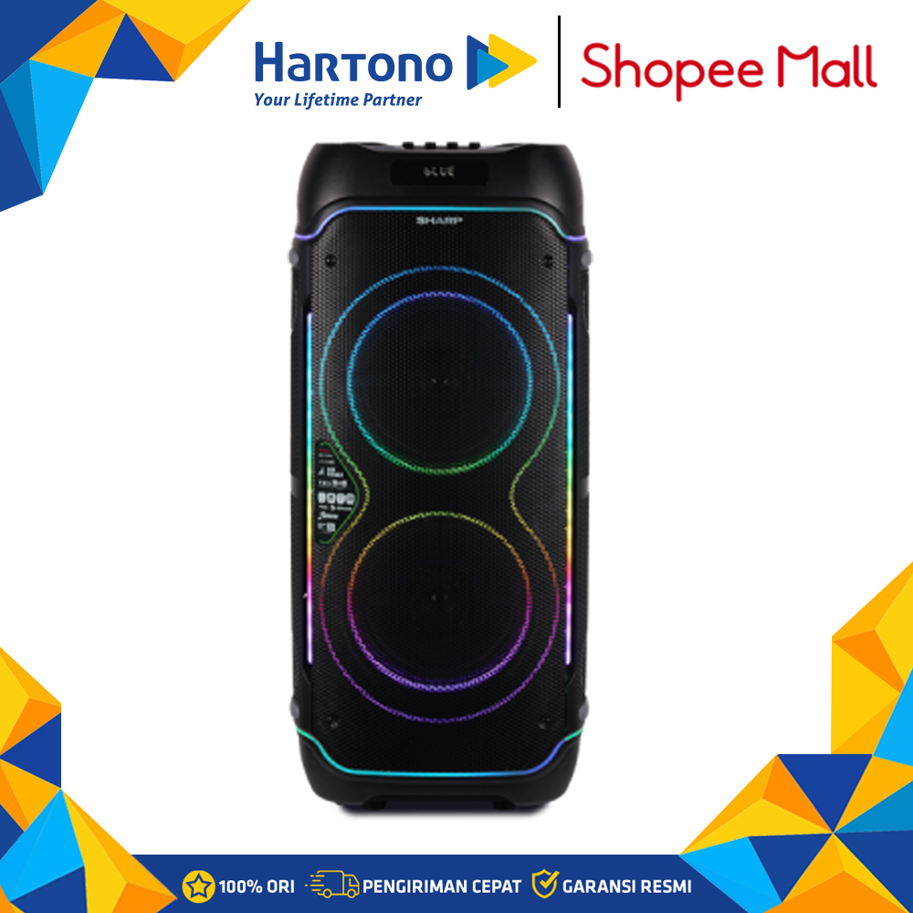 Sharp 10 Inch Party Speaker Black Series CBOX-PS21PB