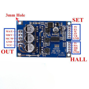 SENSORED BLDC Driver Controller 12V-36V DC 500W PWM Brushless Motor Hall Sensor