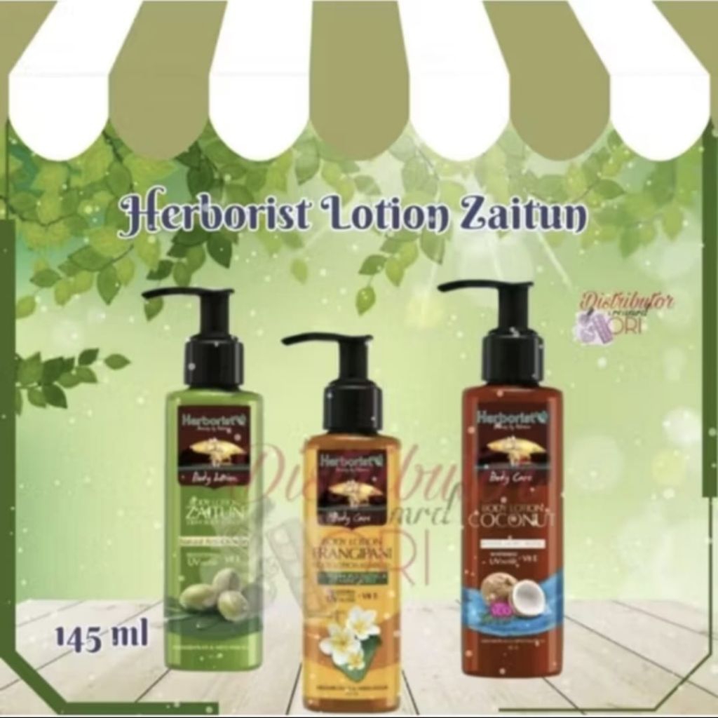 Herborist body lotion
