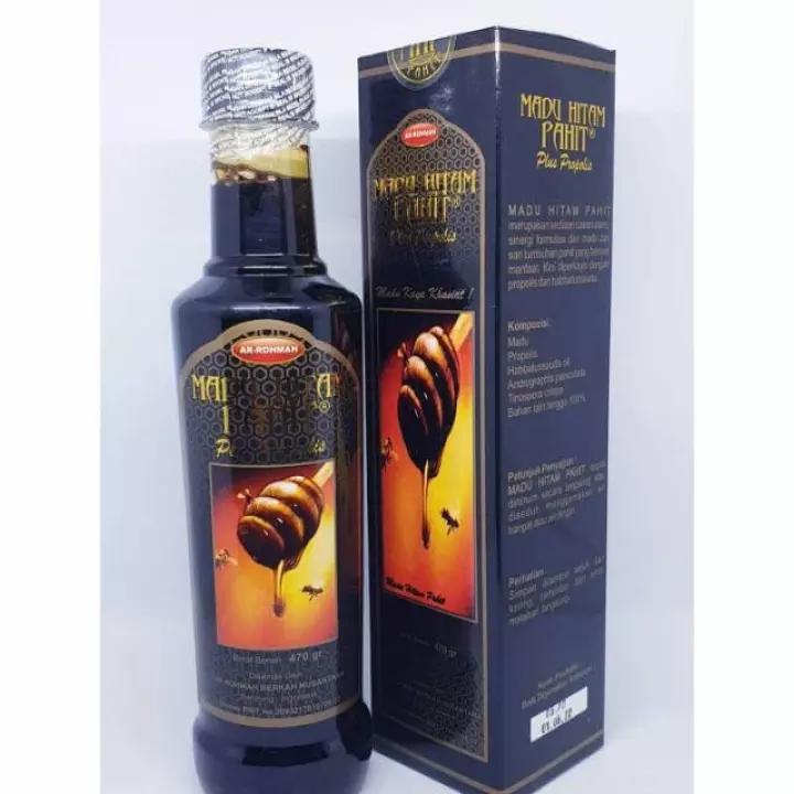 

Madu Hitam Pahit Ar Rohmah Original Untuk Penderita Asam Urat dan Kolesterol 470gr