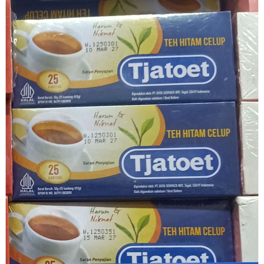 

Teh Celup Harum Nikmat Tjatoet Box 25 Pcs