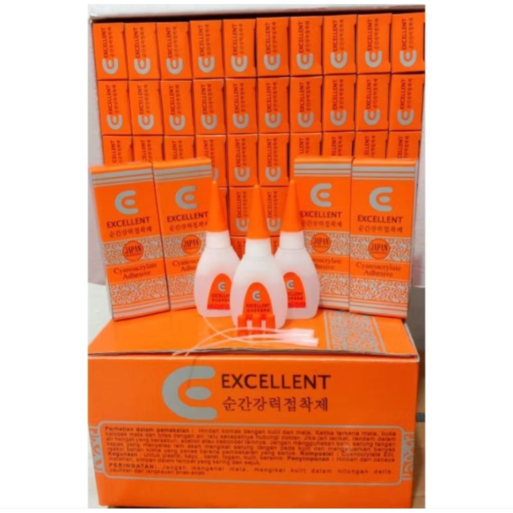 

lem power glue excellent per/box isi 50pcs