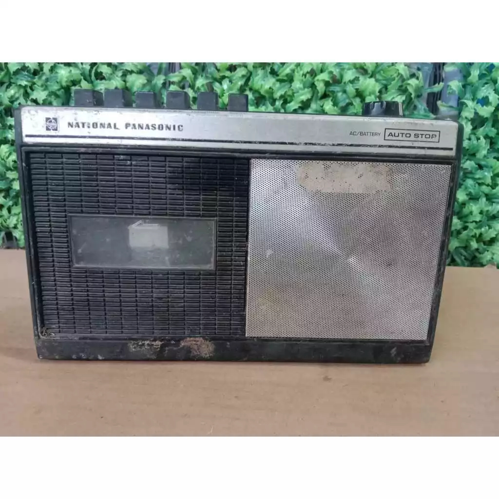RUSAK MATI NATIONAL PANASONIC TAPE RECORDER rq-4165 JADUL KUNO ANTIK PAJANGAN vintage langka kolekto