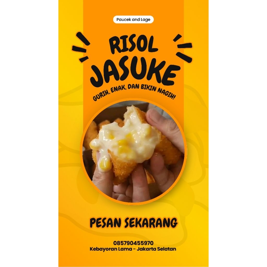 

TERENAK! RISOL JASUKE ISI 10 PCS LUMER