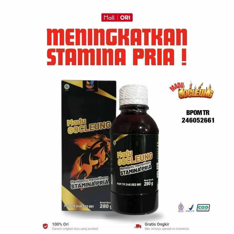 Madu Kuat Pria Tahan Lama MADU GOCLEUNG Original 280gr Halal