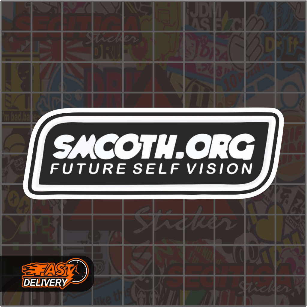 

Sticker Smooth Ukuran 8.5 x 3 Cm