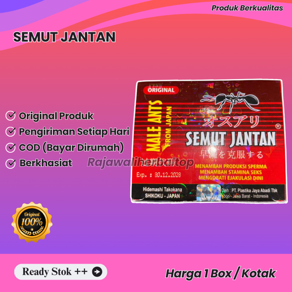

Kapsul Semut Jantan Original
