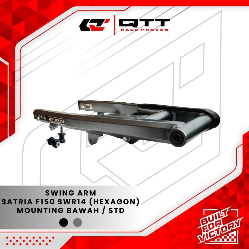 QTT Swing Arm Satria Fu F150 Hexagonal Mounting Bawah SWR14 Lengan Ayun