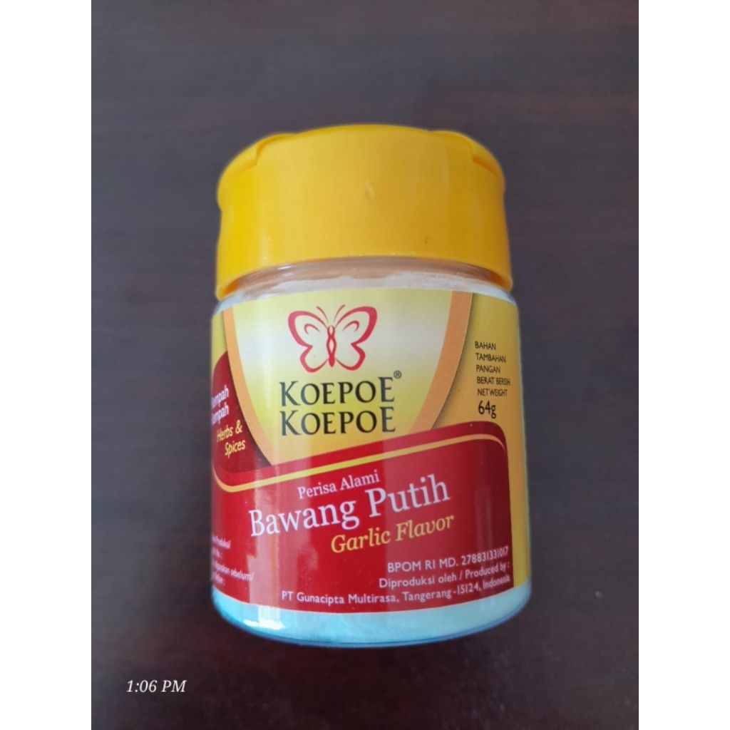 

Koepoe Bawang Putih/Garlic Powder 64 gr