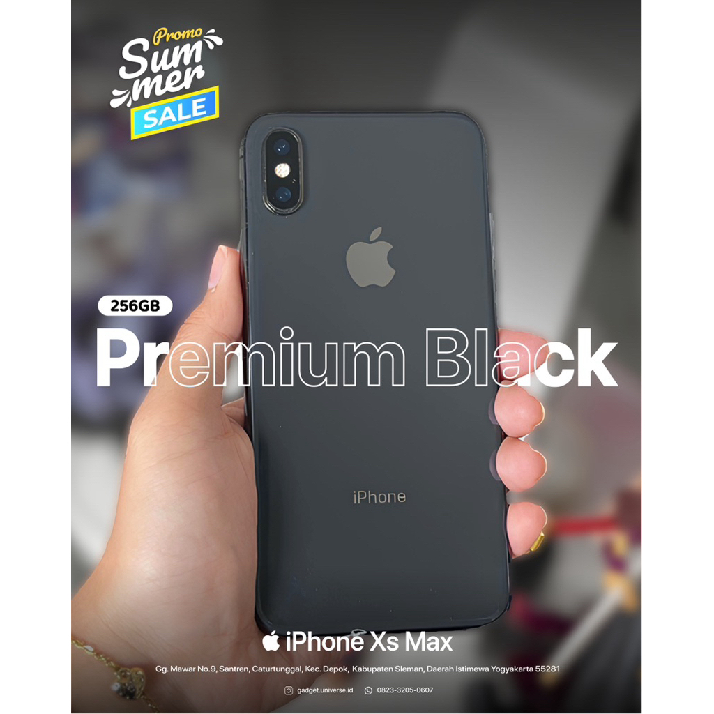 iPhone Xs Max 256Gb Signal Permanent Fullset no minus