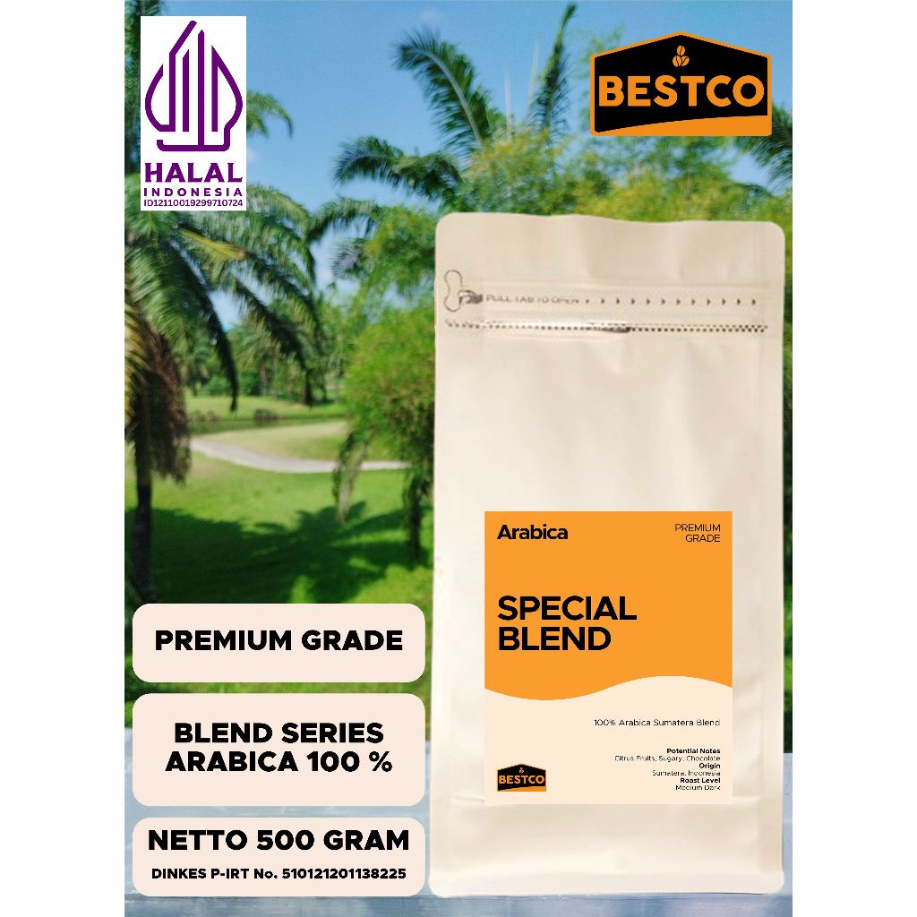 

Kopi Bestco Premium Arabica Special Blend 500 gr