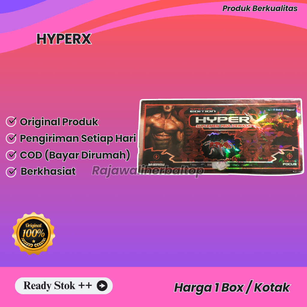 

Kapsul Stamina HyperX Original