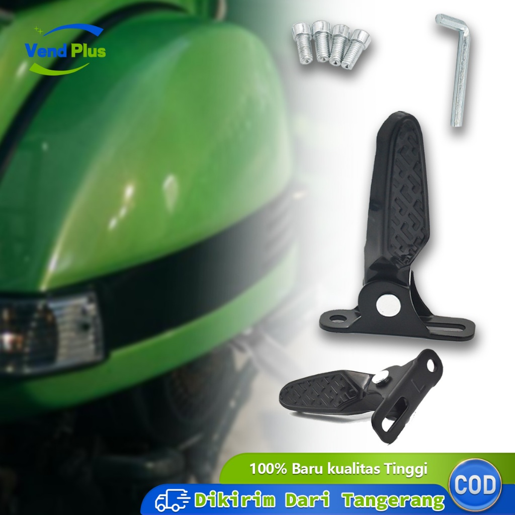 1 Set Foot Step Motor Listrik Pijakan Kaki Sepeda Listrik Outdoor