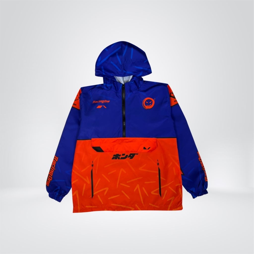 Racing One / Jaket Cougle HONDA RACING  / Waterproof Premium Quality